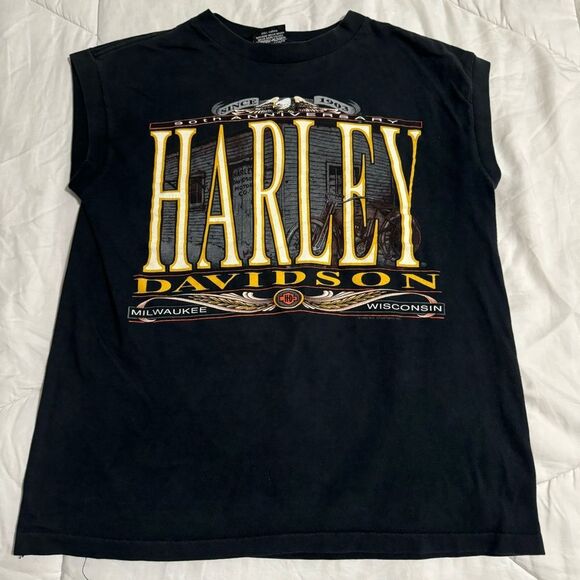 Harley-Davidson Other - Harley Davidson Vintage 80s 90s Appleton Clarksville Tennessee Factory Tank L